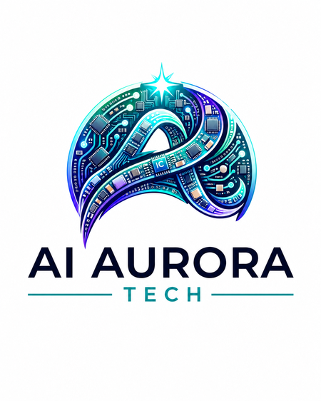 AI Aurora Tech colour stacked logo